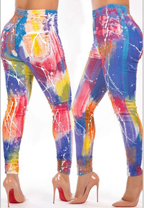 Rainbow Splash Pants